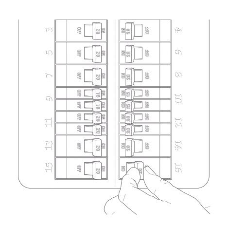 illustration of a power breaker