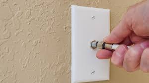 Connect cox cable into wall outlet