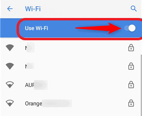 Look for the new SSID