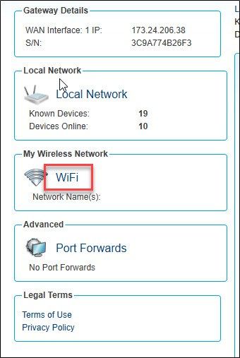 Connect to the Wifi