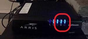 Optimum modem lights