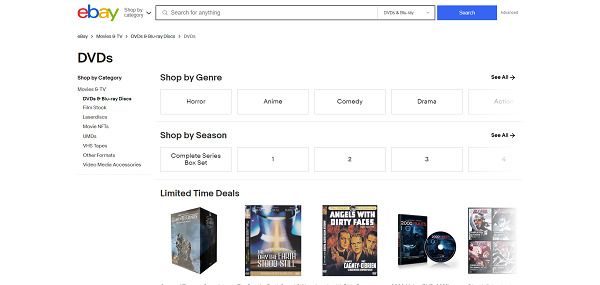 eBay Selling DVDs