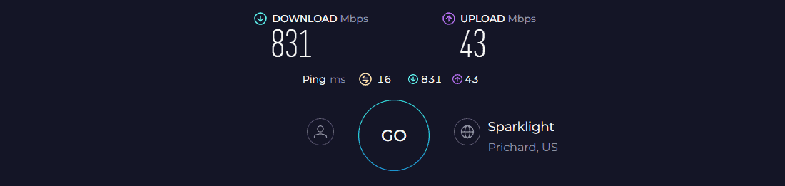 Netgear Orbi RBK752 Speed Test