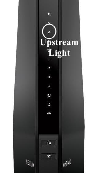 Upstream Light on Spectrum Modem