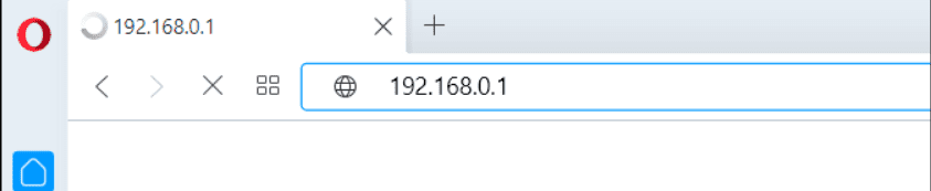 Paste your IP address and hit enter