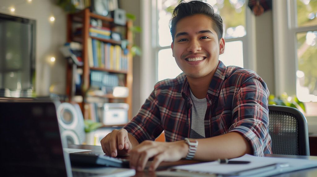 photo of a man using spending cap budgeting