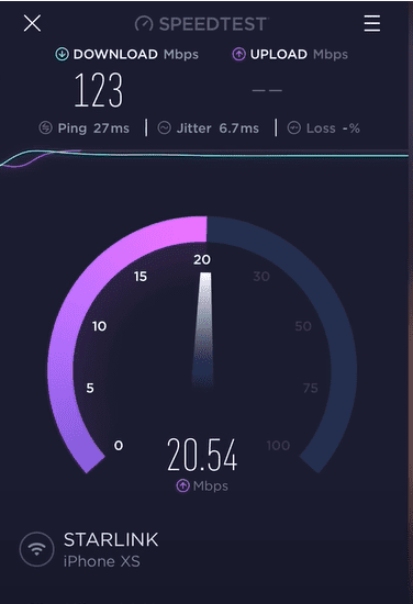 Starlink Speed Test