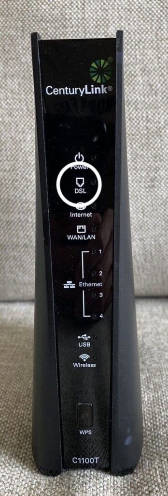 DSL Light on Technicolor Modem