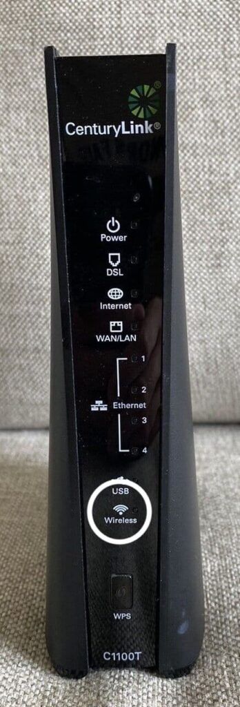 Wireless Light on Technicolor Modem