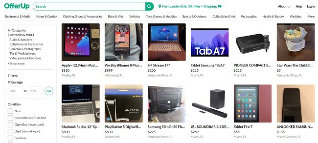 OfferUp Sell Electronics