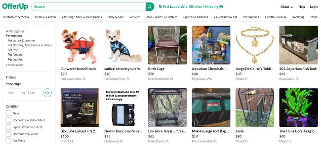 OfferUp Pet Supplies