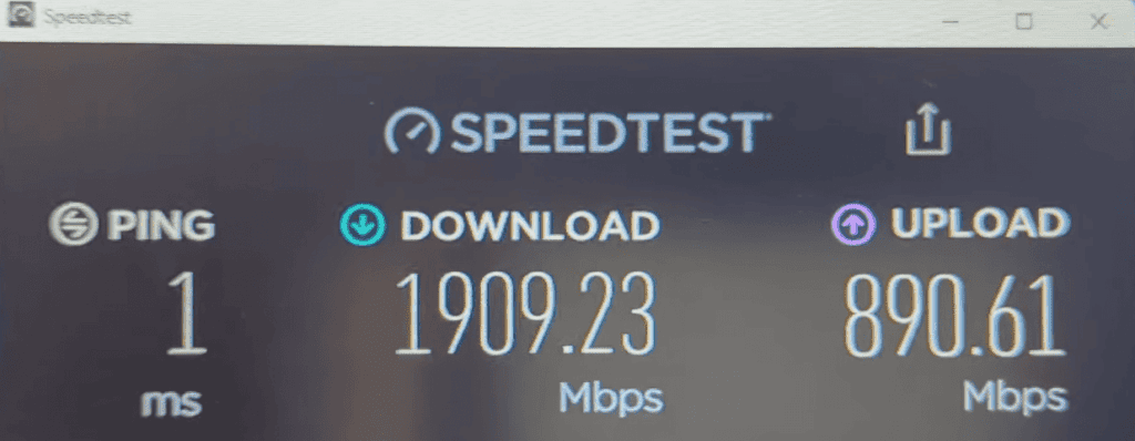 Deco XE75 Pro Speed Test