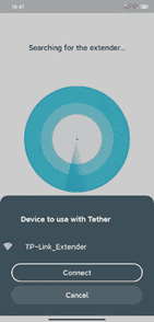 Setting Up TP-Link Extender using App