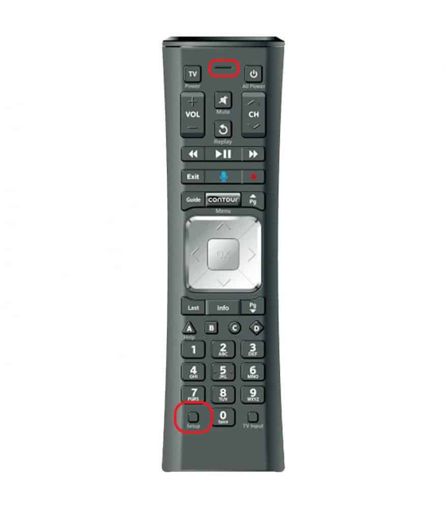 Unpair XR11 remote With the Setup Button