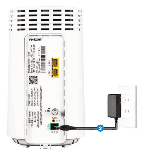 Plug in the extender to power outlet