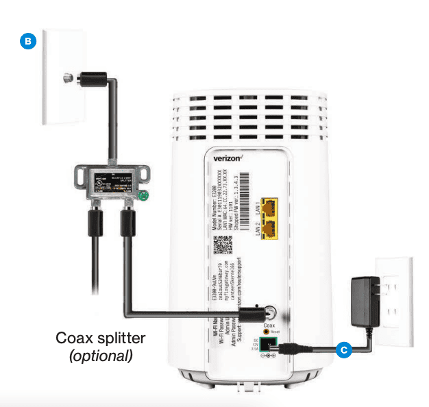 Connecting Verizon extender