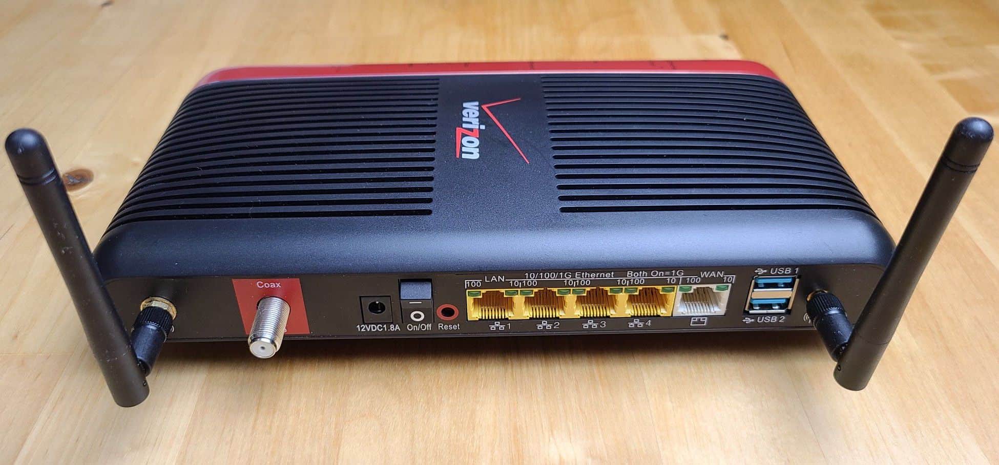 Actiontec MI424WR Ports