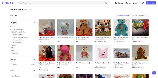 Mercari-Beanie-Babies-for-sale