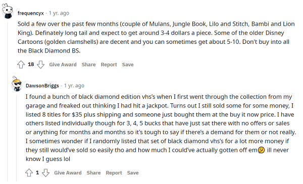sell-Disney-VHS-tapes-Reddit