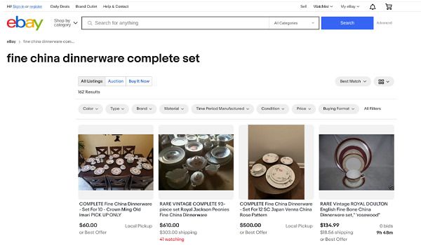 eBay sell used china