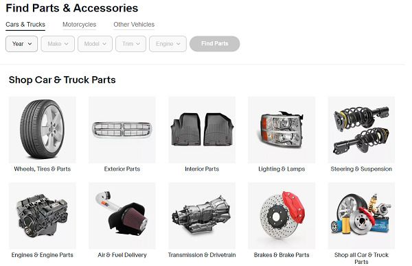 eBay Motors sell used tire rims