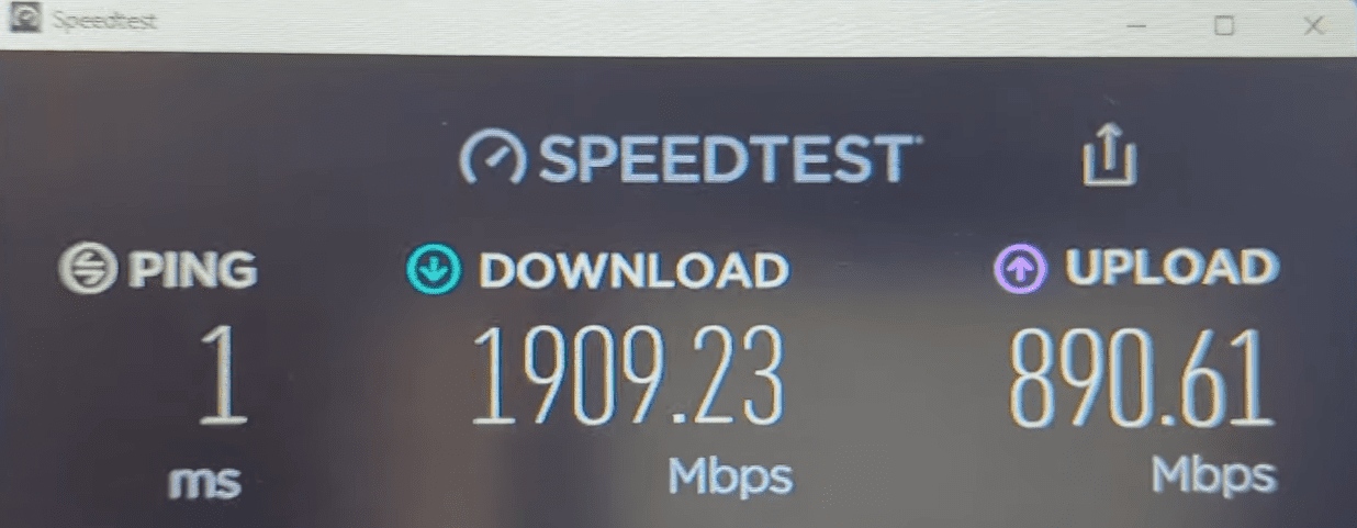 Deco XE75 Pro Speed Test