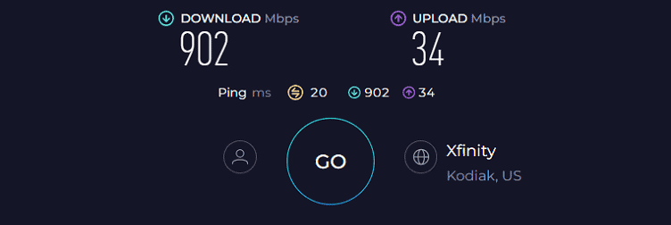 Deco XE75 Speed Test