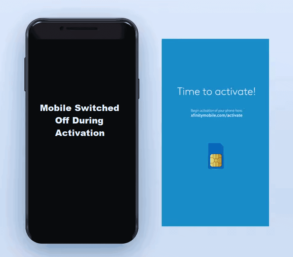 Xfinity Mobile switched off during activation