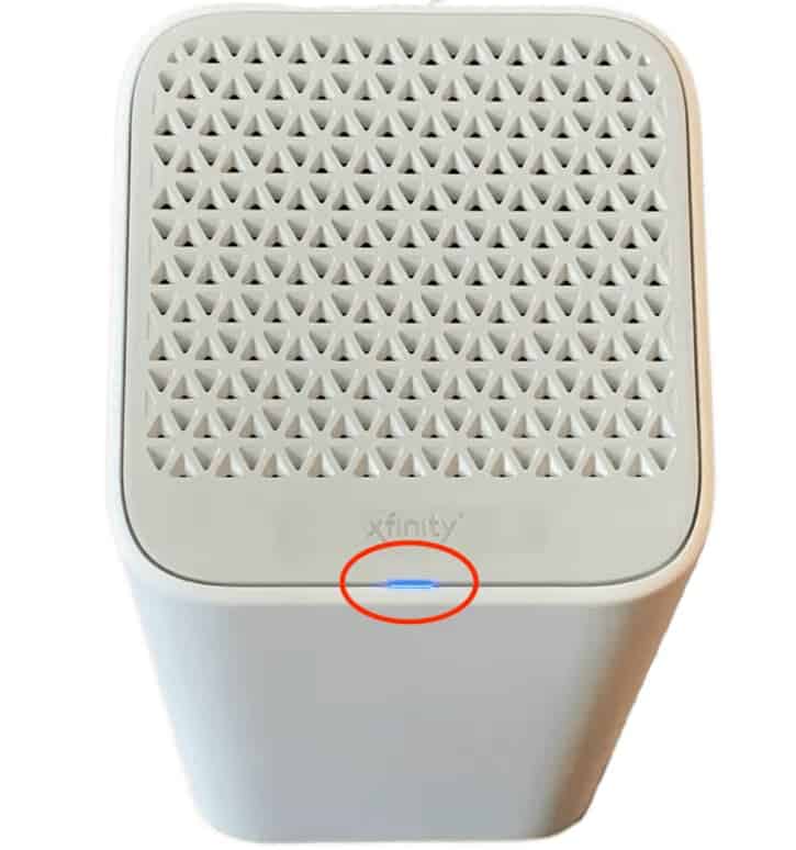 Xfinity Modem Blue Light