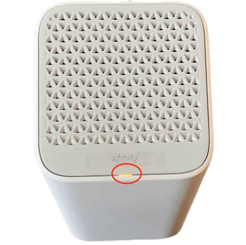 Xfinity Modem Orange Light