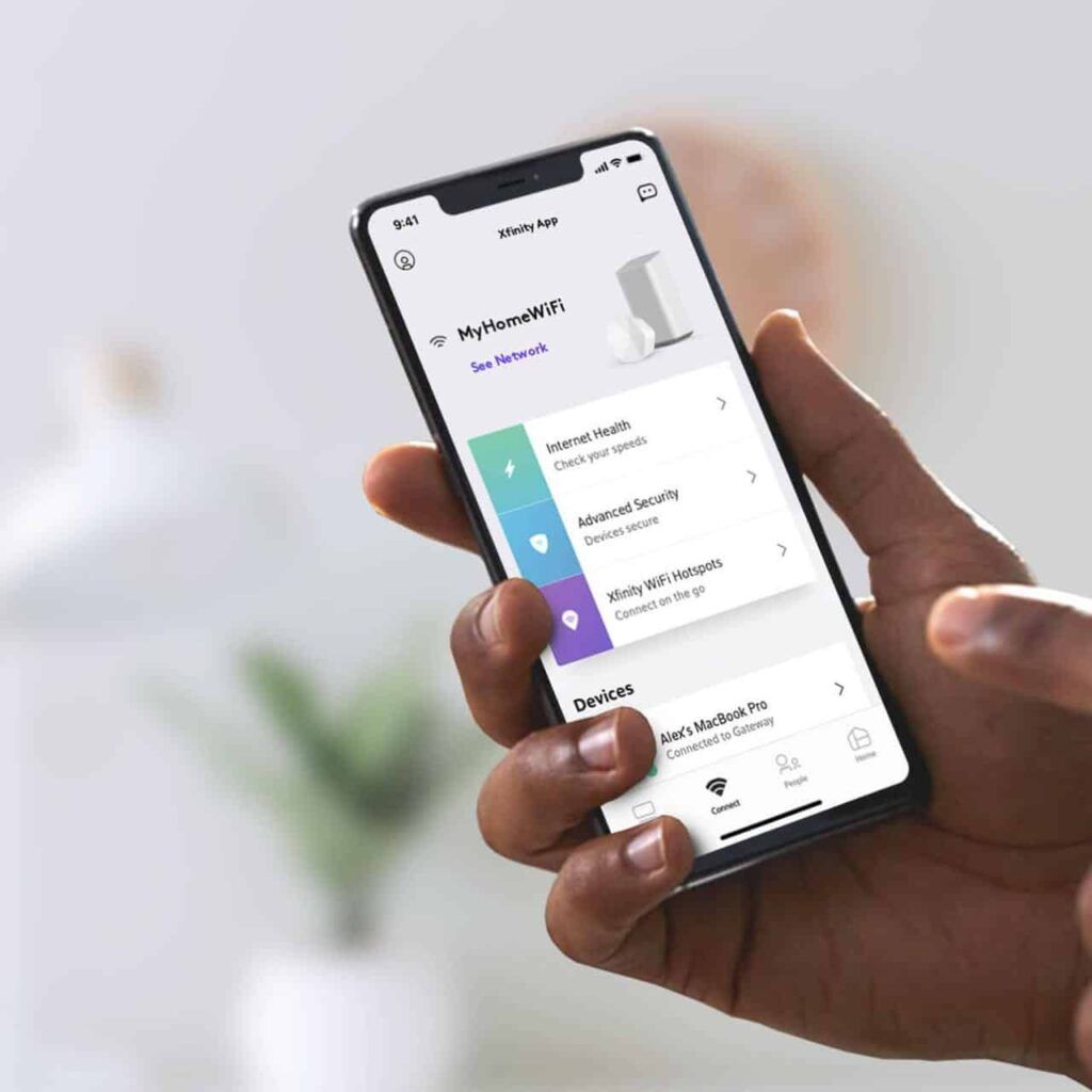 Xfinity app on your mobile phone