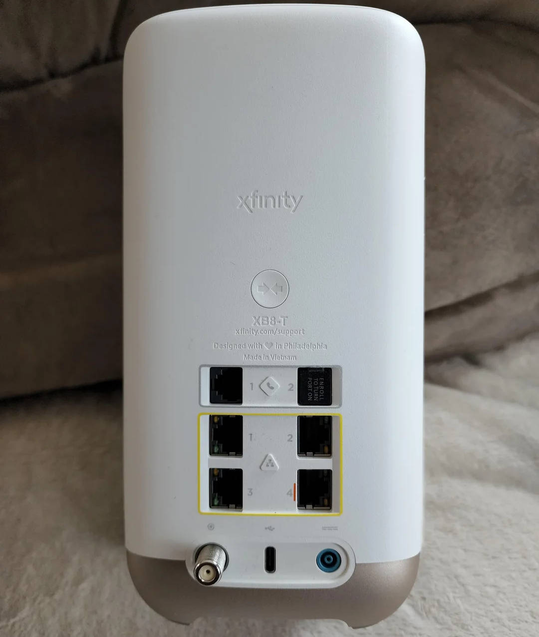Xfinity XB8 Ports
