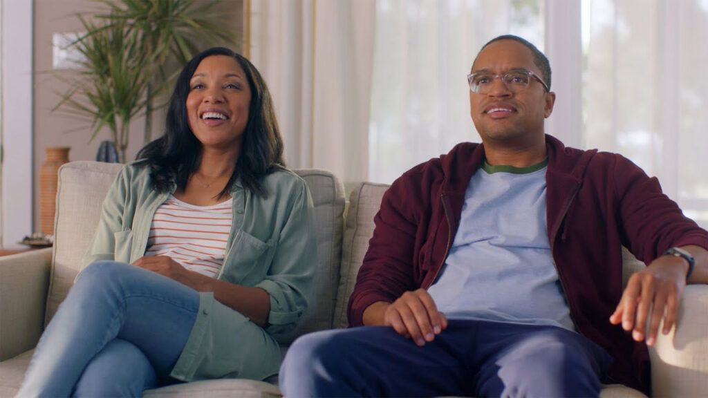 photo of a couple watching YouTube TV