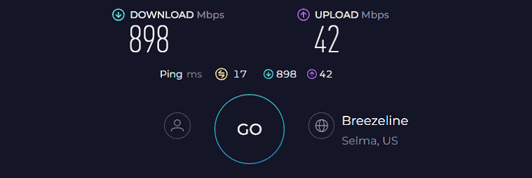 ARRIS SURFboard S33 Speed Test