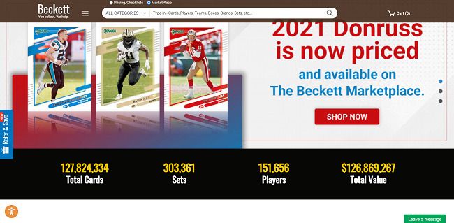 Beckett-sell-sports-cards