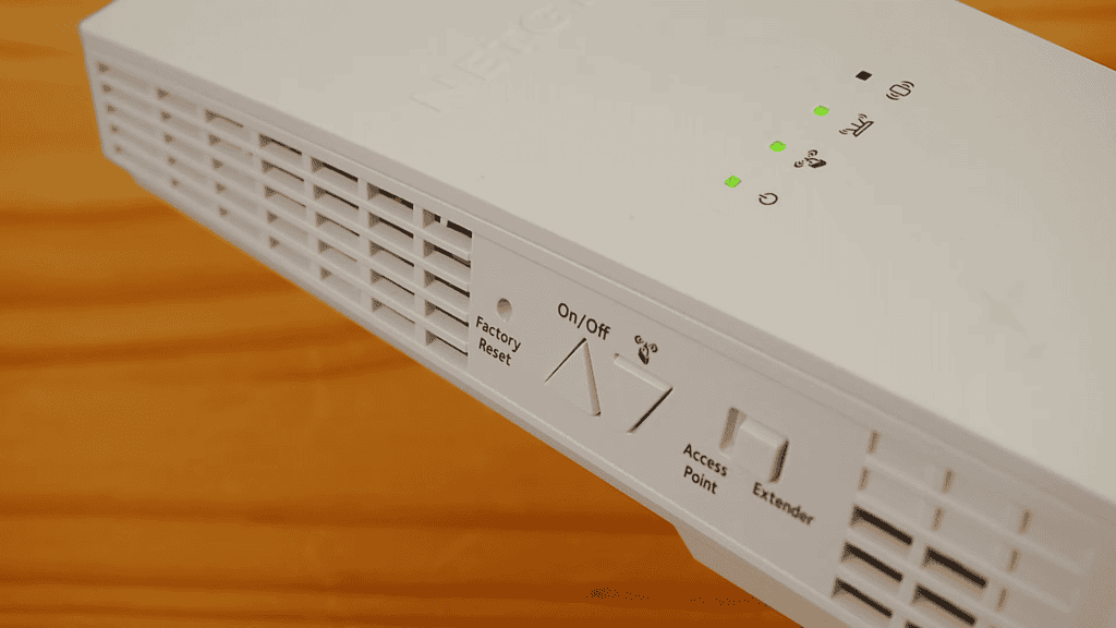 Locate The Reset button on Netgear Extender