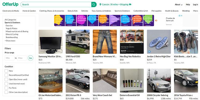 OfferUp-sell-sports-gear