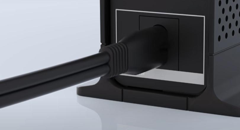 Plug power cord into the gateway:modem