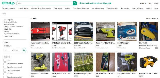 Sell Tools OfferUp