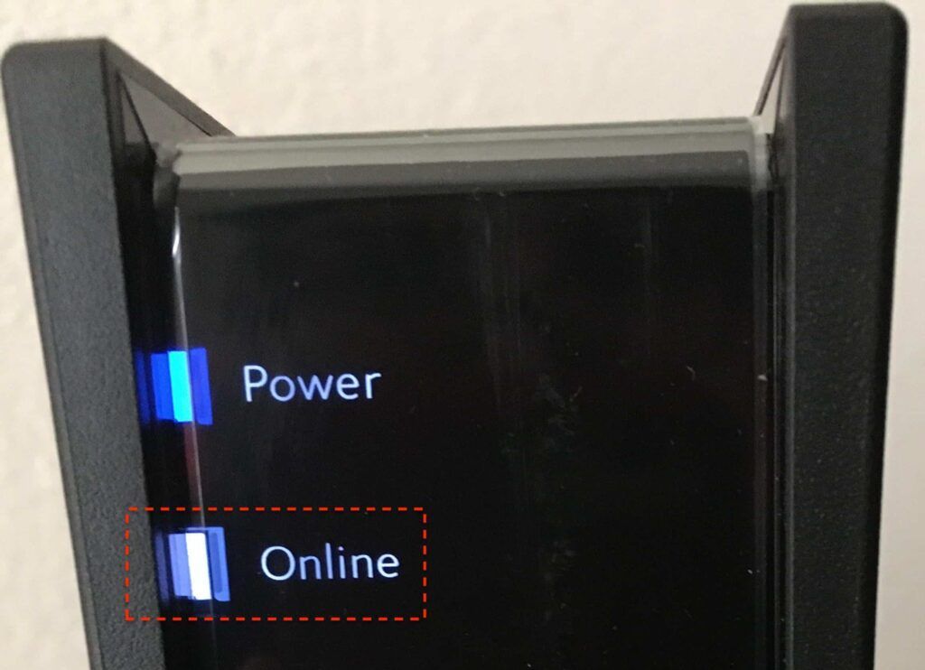 Spectrum Online Light Blinking