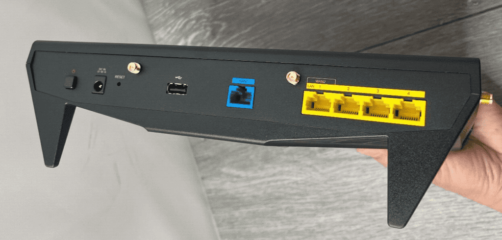 Synology RT2600AC Ports