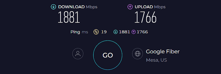 TP-Link Archer AX55 Pro Speed Test