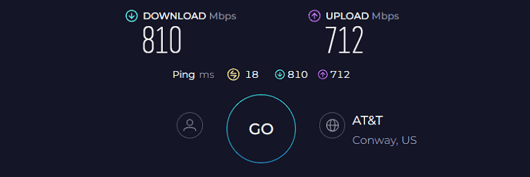 TP-Link Archer AX55 Pro Speed Test