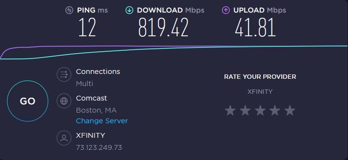 TP-Link Deco X55 Speed Test