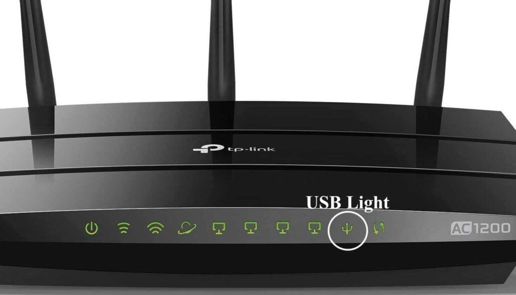 USB Light on Router