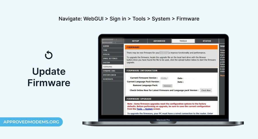Update the Routers Firmware