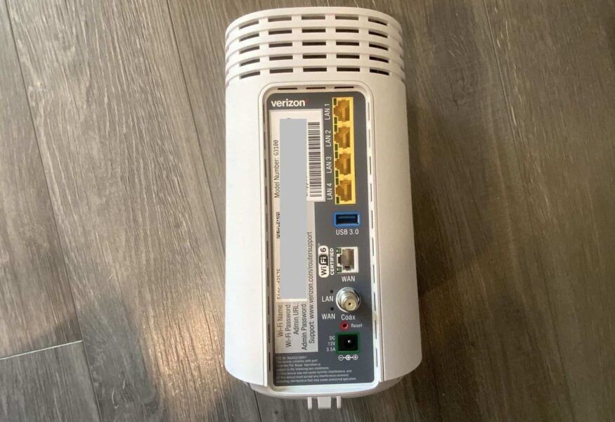 Verizon FiOS G3100 Ports