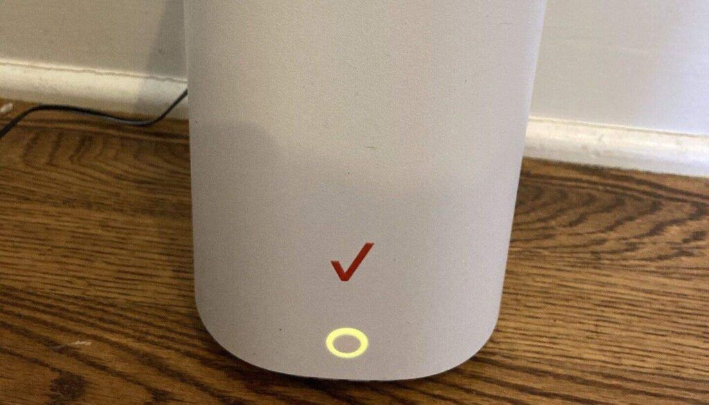 Yellow Light on Verizon Router